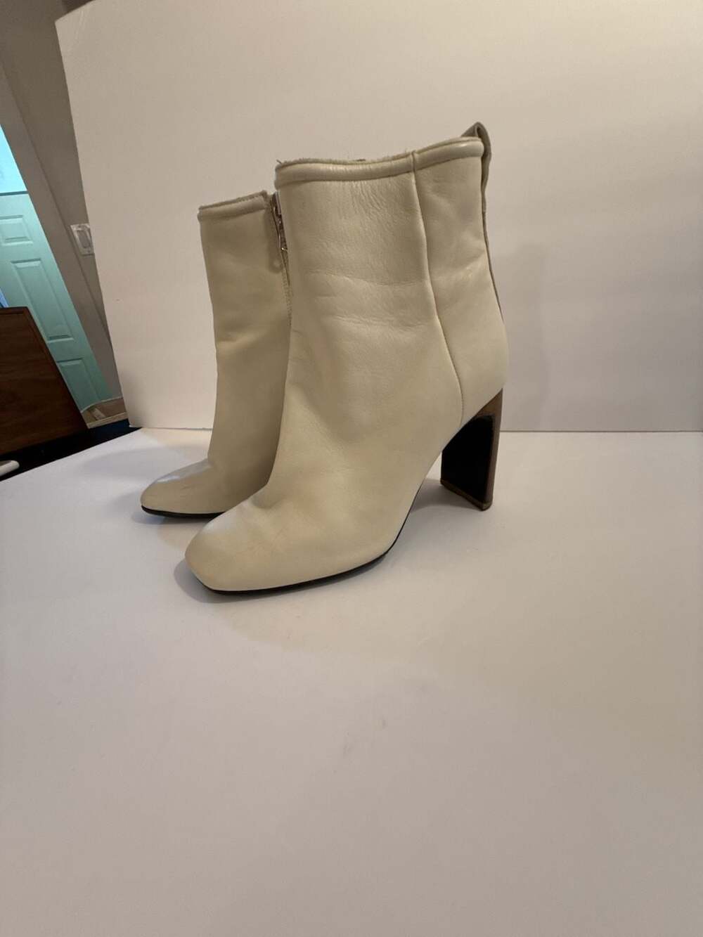 Rag & Bone Leather Boots - Neutrals Boots, Shoes - WRAGB599031